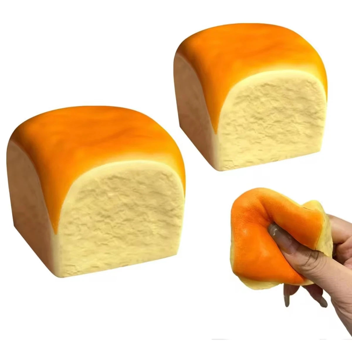 ✨ Brioche Nuage Doré – Squishy Ultra Moelleux 🍞☁️
