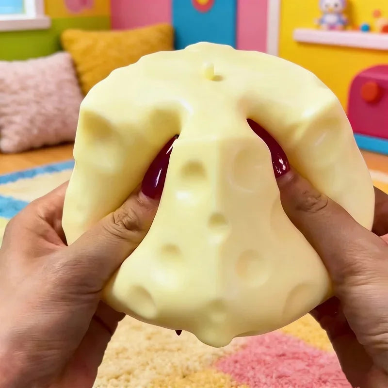 CheezySquish™ – Le Cube Fromage Anti-Stress Ultra Satisfaisant 🧀