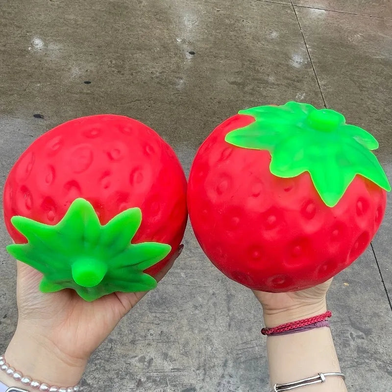 🍓 Fraise Squishy XXL – Douce, Moelleuse & Ultra Satisfaisante