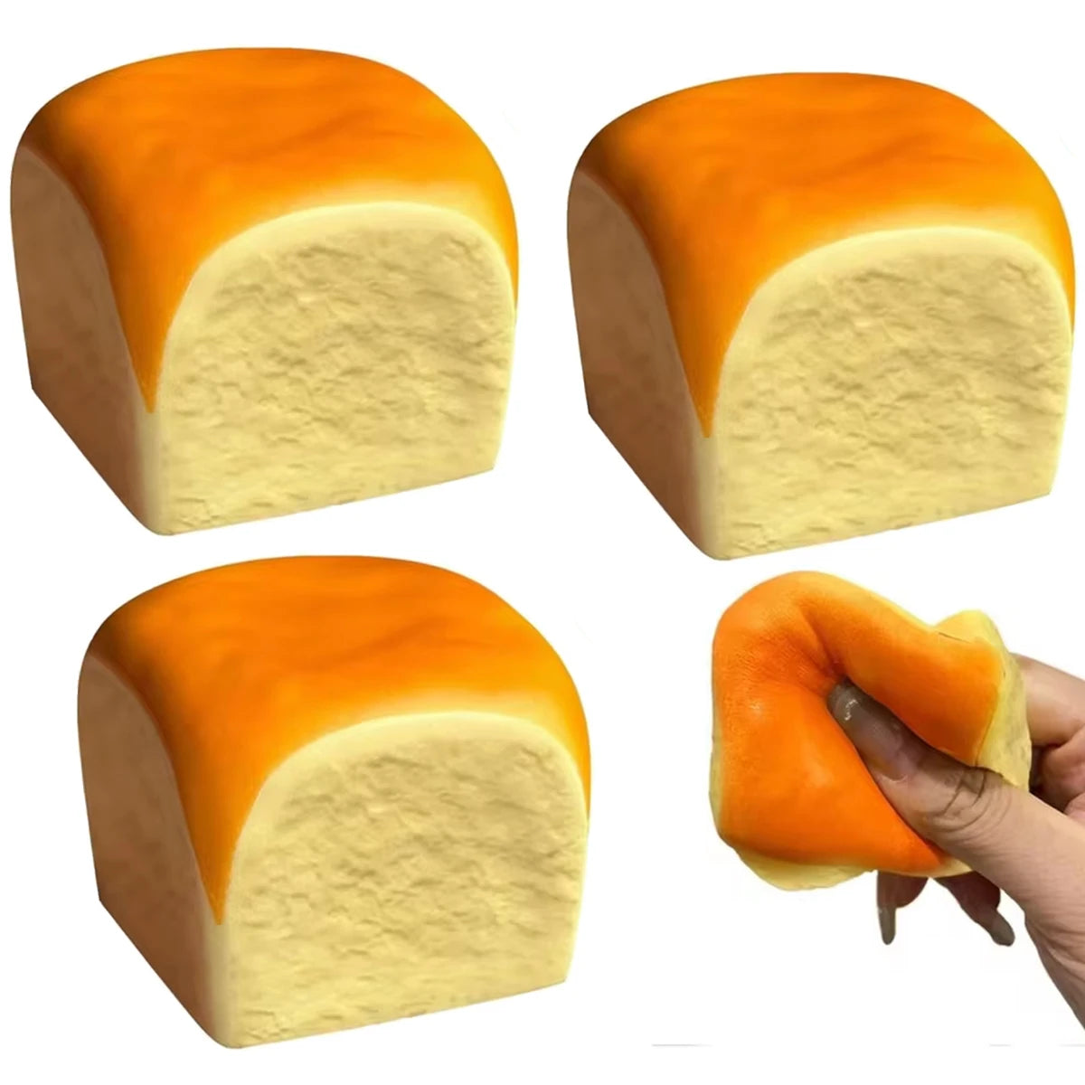 ✨ Brioche Nuage Doré – Squishy Ultra Moelleux 🍞☁️